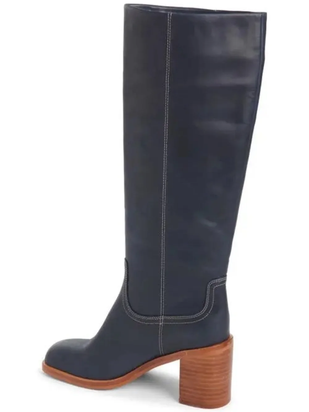 Steve Madden Navy Leather  Riggs  7.5